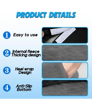 Foot Warmer Hot Water Bottle (2L) - Soft Winter Heating Mat for Adults & Kids - Electric-Free Gray Design - Buy Online on GoSupps.com