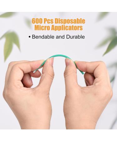 600pcs Micro Applicator Brushes for Lash Extensions | Disposable Cotton Swabs & Eyelash Applicators for Makeup - Buy Online on GoSupps.com