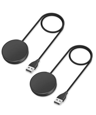 2 Pack Compatible with Samsung Galaxy Watch 4/4 Classic/3/Active/Active 2 Wireless Charging Dock,Trami Replacement USB Charger Cable Cord Stand for Galaxy Watch 4/4 Classic/3 /Active/Active 2