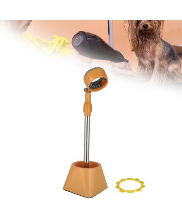 Blow Dryer Holder Stand Hair Dryer Stand Holder Hands Free Flexible Hair Dryer Stand Stainless Steel Adjustable Angle Hair Dryer Holder With Stable Base Easily Install and(Yellow belt flowers) - Buy Online on GoSupps.com