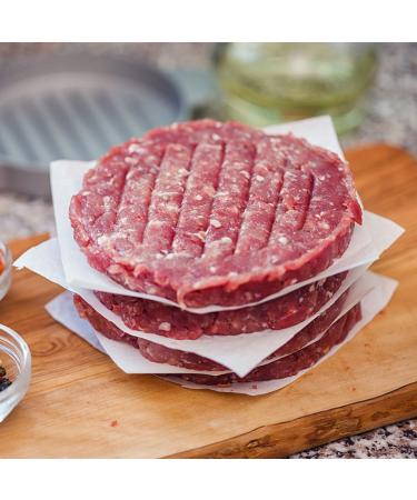 AUGOSTA Restaurant Grade Hamburger Patty Paper 500 Pack - Non-Stick Waxed Deli Squares for Burger Making - 4.75 x 5in - Food-Grade Burger Paper - 500P Pack - Buy Online on GoSupps.com