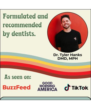 Happy Tooth Hydroxyapatite Toothpaste Fluoride Free Natural Whitening for Kids Toddlers and Adults SLS Free Enamel Safe Dentist Formulated with Clean Ingredients Mint Brownie Flavor 3.4oz Mint Brownie 3.4 Ounce (Pac  - Buy Online on GoSupps.com