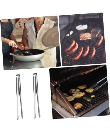 Alipis 6 Pcs Barbecue Tongs Tweezers Japanese Candy Outdoor Cookware Sugar Kitchen Clamp Pliers Portable 19X2X2CMx3pcs Silverx3pcs - Buy Online on GoSupps.com