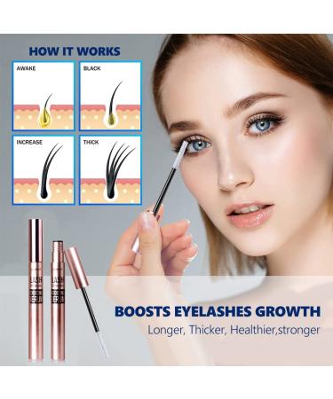 Longer, Fuller, Thicker Lashes: Eyelash Growth Serum and Enhancer - Buy Online on GoSupps.com
