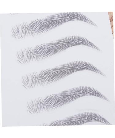 Housoutil 2pcs 3d Eyebrow Stickers Brow Transfer Stickers Eyebrow Stencils Eyebrow Trimming The Lazy 6d ze008 Black - Buy Online on GoSupps.com