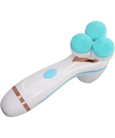 Facial Cleansing Brush Electric Facial Scrubber Silicone Multifunctional USB Rechargeable Deep Cleansing for Daily Life (Blue) - Buy Online on GoSupps.com