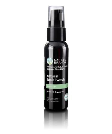Natural Facial Wash by Herbal Choice Mari (Dry Skin 2 Fl Oz Bottle) - Made with Organic Ingredients 2 Fl Oz (Pack of 1)