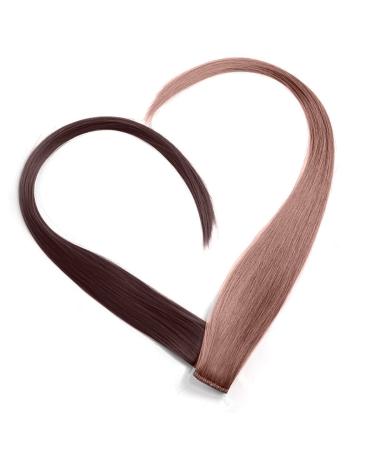 Cheap Clip-In Real Hair Extensions | Remy Hair 20 Clips 45cm - Chocolate Brown/Honey Blonde #4/27 - 100g - Buy Online on GoSupps.com