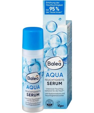  Balea Professional Balea Pack of 2 Aqua Gel Face Cream 50 ml + Hydrating Aqua Serum 30 ml + Bonus Silicone Sponge - Buy Online on GoSupps.com