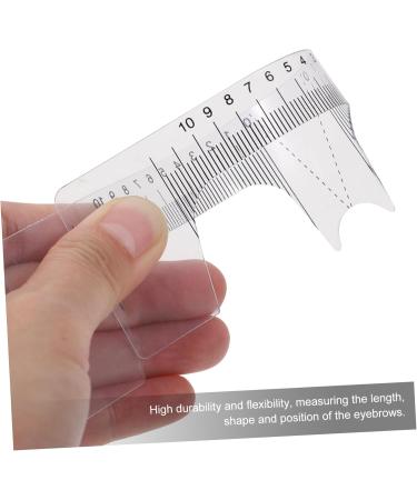 NOLITOY 10pcs Eyebrow Design Ruler Eyebrow Measurer Eyebrow Shape Ruler Measuring Ruler Eyebrow Trimming - Buy Online on GoSupps.com