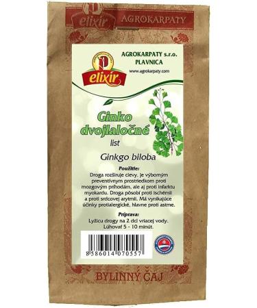 Ginkgo Biloba Leaf Tea | Pure Natural Herbal Tea Grown in Europe (Loose Tea 30g) - Buy Online on GoSupps.com