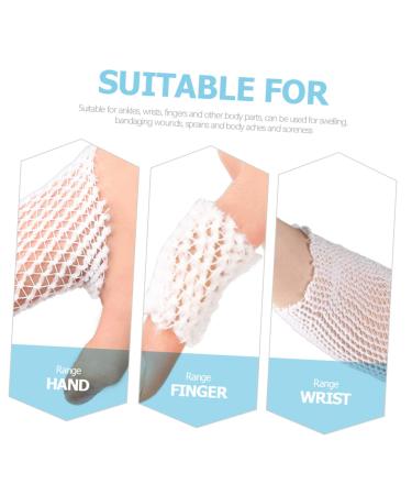 Healeved 1 Roll Elastic Athletic Tape - Tubular Extremities Retainer Wound Mesh - 200x5.8cm - White | International Shipping Available - Buy Online on GoSupps.com