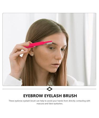 Minkissy 2pcs Multifunctional Makeup Brushes Set - Eyebrow Eyelash Comb & Foundation Tools - Random Color - Perfect for Beauty Care & Professional Makeup - Buy Online on GoSupps.com