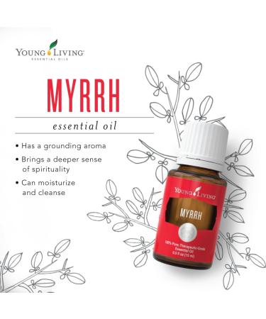 Myrrh Essential Oil 15ml - Young Living | Skin Beautifier Natural Cleanser Meditation & Yoga Enhancer - Buy Online on GoSupps.com