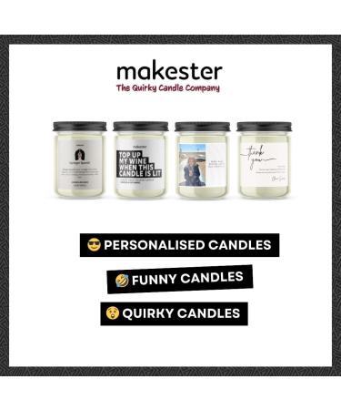 Mum Candle - 220g Soy Wax with Vanilla Jasmine & Sugared Almond | Perfect Mum Birthday or Mother's Day Gift - Funny Candles by Makester - Buy Online on GoSupps.com