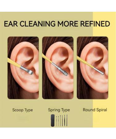 Latuzio Ear Cleaner Latuzio Ear-Wax Cleaner Tool Set Ear Wax Removal Kit Latuzio Ear Wax (Pink) - Buy Online on GoSupps.com