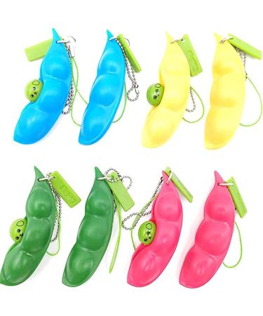 Squeeze Beans & Peanuts Keychain Sensory Facial Expressions Squeeze-a-Bean Random Color - Buy Online on GoSupps.com