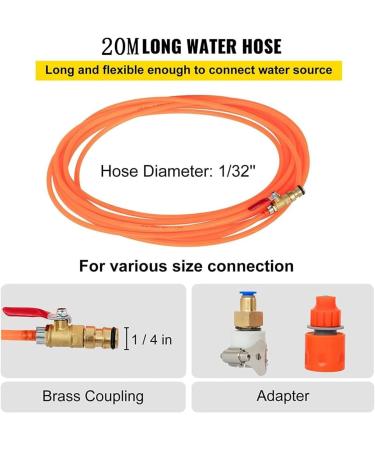 Water Fed Pole Kit Water Fed Brush W/Squeegee 3-In-1 Aluminum Outdoor Window Cleaner W/ 20M Hose Cleaning Tool for Window Glass 30Cm 10.8M - Buy Online on GoSupps.com