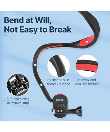 Ulanzi Magnetic Neck Bracket for GoPro & Action Cameras | Multi-Angle Adjustable Quick Lock Holder for Hero 11/10/8/7/6/5 Insta360 & OSMO Action - Buy Online on GoSupps.com