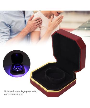 LED Bracelet Box Jewelry Display Case Portable for Proposal for Engagement for Wedding(red) - Buy Online on GoSupps.com