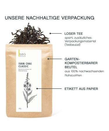 Ivan Chai Classic - Wild Hand-Picked Willowherb Tea | Fermented 100g Bag | Exclusive International Shipping - Buy Online on GoSupps.com