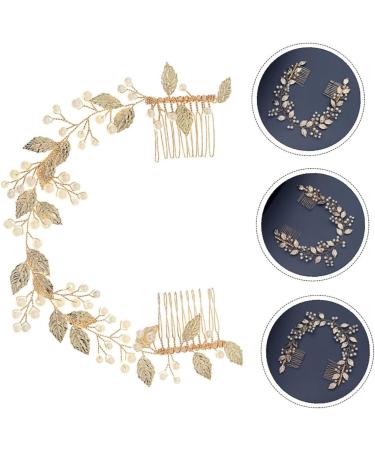 TOVINANNA 1pc Handmade Pearl Comb Hair Pin Wedding Hair Comb Bridal Headdress Bridal Comb Exquisite Hair Comb Alloy Hair Comb Wedding Hair Accessories Creative Wedding Hairpin - Buy Online on GoSupps.com