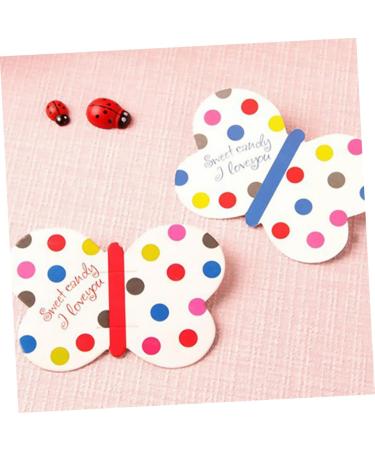  MERRYHAPY MERRYHAPY 150 Pieces Decorative Lollipop Cards Decorative Lollipop Card Decoration Candy Decorations Cartoon Paper Card Decorative Card - Buy Online on GoSupps.com