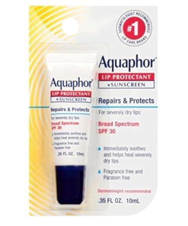 Aquaphor Lip Protectant Spf30 0.35 Ounce (6 Pieces) (10ml)