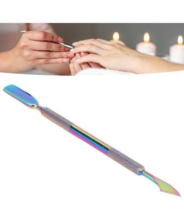 Nail Bevel Cuticle Pusher Stainless Steel Double Ended Nail Art Bevel Cuticle Pusher Manicure Tool Large Size - Buy Online on GoSupps.com