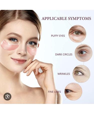 Under Eye Bags Treatment - Rose Eye Mask for Moisturizing Revitalizing and Depuffing - Anti-Dark Circle Lift & Firm - Cruelty-Free (60 Pieces - Buy Online on GoSupps.com