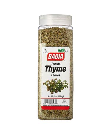 Badia Whole Thyme Leaves 8oz - Pack of 2 | Premium Quality Herbs for Cooking - Buy Online on GoSupps.com