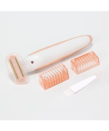 Replacement Heads & Guide Combs for Flawless Body Rechargeable Ladies Shaver - Includes Cleaning Brush & Velvet Bag - Buy Online on GoSupps.com