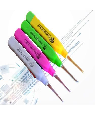 Yardwe LED Earpicks Spoon Flash Ear Wax Pick Remover Tool Ear Cleaner for Kids 4pcs (Random) - Buy Online on GoSupps.com