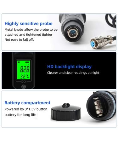 Buy Dolc Water Aquak Digital Pen Analyzer for Dissolved Oxygen | Accurate 0.0 30.0 mg/l Tester for Swimming Pools - International Shipping Available - Buy Online on GoSupps.com