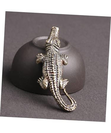 COHEALI Alligator DIY Pendant 6 Pcs Crocodile Ornament Miniatures Figurines Car Bling Accessories for Women Brass Craft Pendant Bronzex2pcs 6X2.4X1CMx2pcs - Buy Online on GoSupps.com