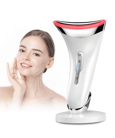 Anti-Wrinkle Face Massager Machine: Electric Facial Massager for Face Lift and Double Chin 3 Modes Heating to 45 C EMS for
