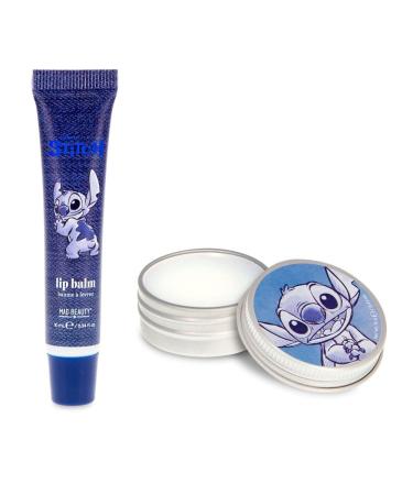 Mad Beauty Disney Stitch Denim Lip Balm Duo - Blueberry Scent | Cruelty-Free Lip Care Gift Set for Women Adults & Kids - Buy Online on GoSupps.com