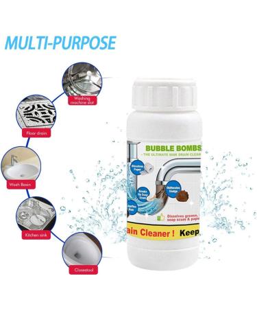 MarryLee Plumbing Agent Quick Foaming Toilet Sink Cleaner Magic Bubble Quality 1 Bottle 100g (Multicolor) - Buy Online on GoSupps.com