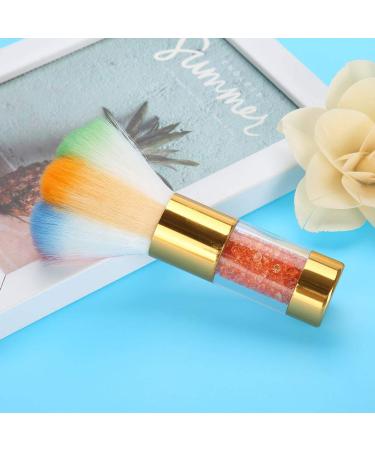 Dekaim Gold Nail Powder Brush - Soft Nail Dust Cleaner for Acrylic & UV-Gel Art - Buy Online on GoSupps.com