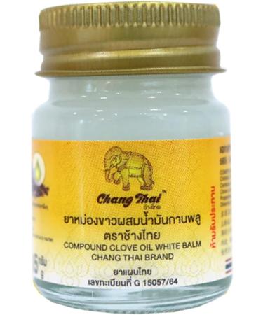 Chang Thai White Ointment Herbal Balm - 50g | Muscle Relief & Massage | Fast Shipping Worldwide - Buy Online on GoSupps.com