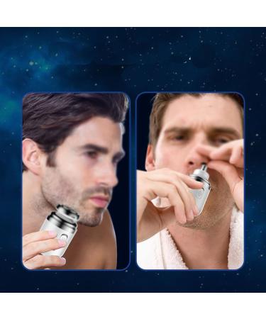 Portable Multifunctional Capsule Shaver 2024 New Mini Shavers for Men Type-C Charging Washable Automatic Men's Electric Shaver Mini Portable Electric Shaver (White) - Buy Online on GoSupps.com