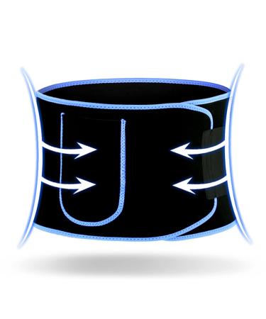 HERCHR Lumbar Supports Back Support Belt Relief from Back Pain Lower Backbrace For Home & Lifting At Work Women Men Back Support Belt(blue-M)