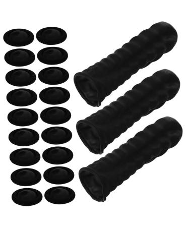 Homoyoyo 100pcs Nitrile Anti-Static Finger Cots Thumb White Tool White 6.5X2.5cm