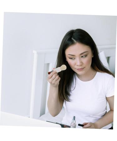 Telescopic Makeup Brush | Dual-Head Foundation & Blush Brush for Flawless Application | 13.5x2.6cm - Silver - Buy Online on GoSupps.com