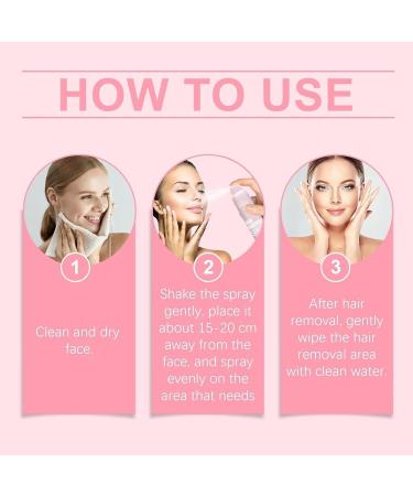 2pcs Hair Identifier Spray for Face Shaving Skin Body Hair Identifying Spray With Razors Hair identifier Spray for Face Dermaplaning Moisturizing and Skin Care Dermaplaner Spray(Spray Plus Razor) 2 pcs - Buy Online on GoSupps.com