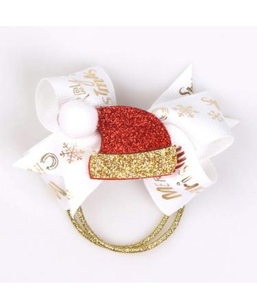 Lurrose 5pcs Christmas Santa Hair Tie Set | Bow Hair Scrunchies & Holiday Accessories for Kids & Girls - Buy Online on GoSupps.com
