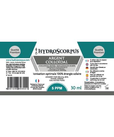 Colloidal Silver 40PPM and 5PPM GLASS BOTTLES Made in FRANCE 100% Natural Trace Element Bio Available 100% Ionization - Buy Online on GoSupps.com