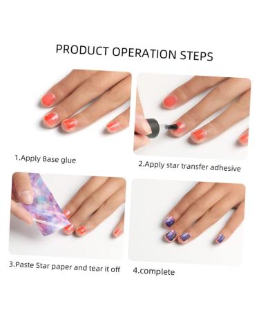 FRCOLOR Nail Gel Polish Glue Manicure DIY Art 3pcs Nails Gel Nail Gel Polish Nail Tips Transfer Nail Art Foil Glue Nail Gel Lacquer Manicure Nail Tips Transfer Glue Nail Foil Sticker Glue 7*3.3*1cmx3pcs Blackx3pcs - Buy Online on GoSupps.com