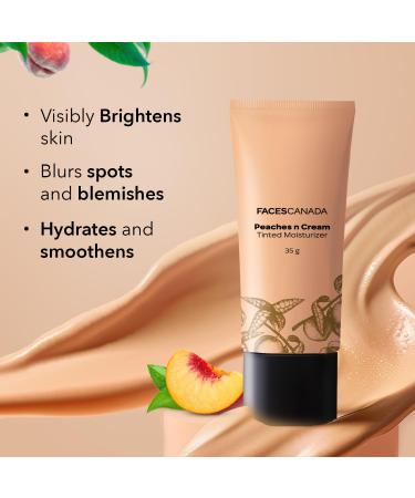Buy Peaches N Cream Tinted Face Moisturizer | Lightweight Non-Oily Gel for Radiant Glow | 1.23 Oz (35g) - International Shipping Available - Buy Online on GoSupps.com