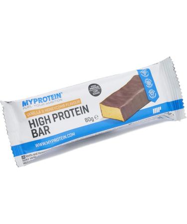My Protein High Protein Bar Vanilla & Honeycomb Flavor 12 x 80g - Buy Online on GoSupps.com
